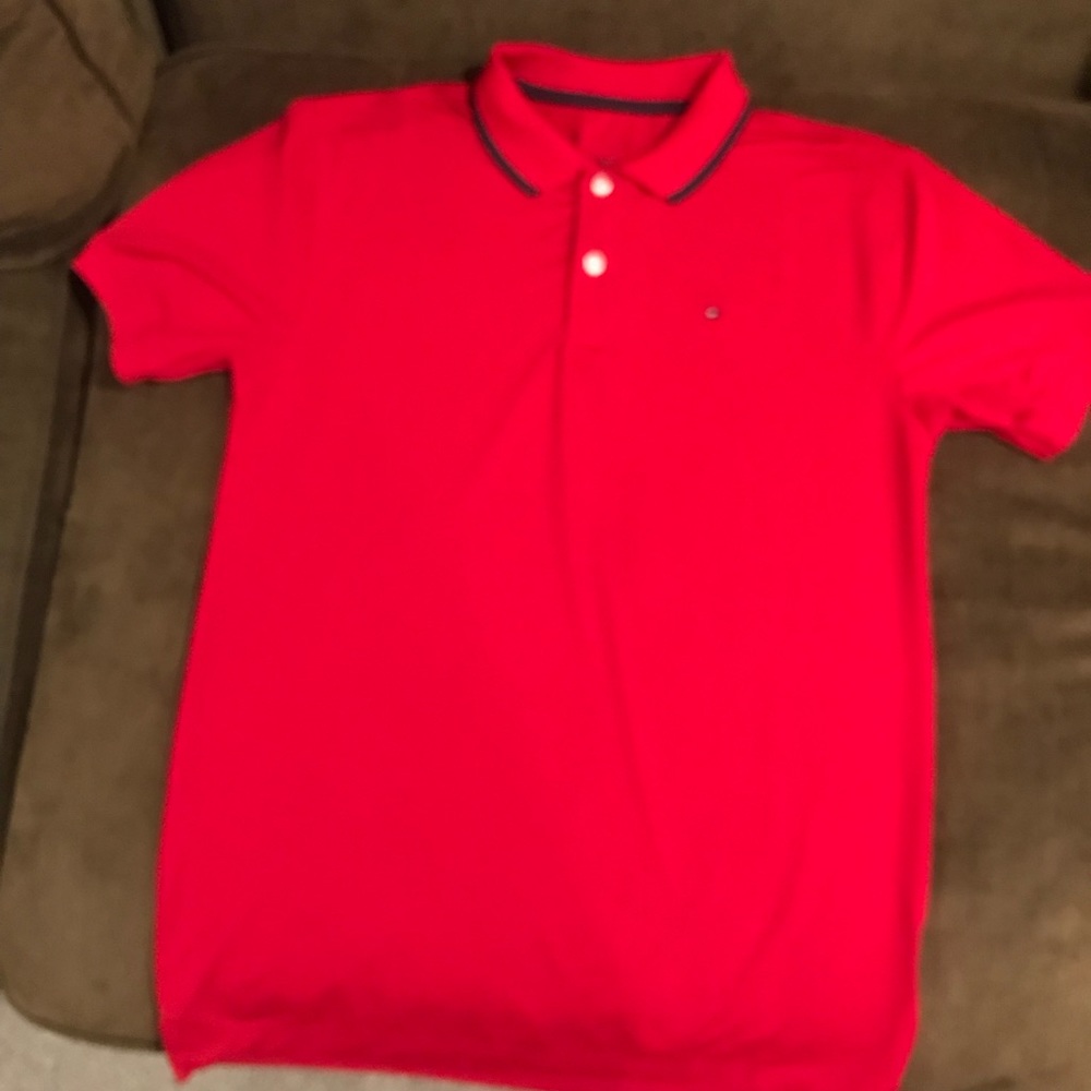 Boys Tommy Hilfiger Red Golf Polo. EUC
